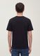 Black pure cotton crew-neck T-shirt with a relaxed fit_3