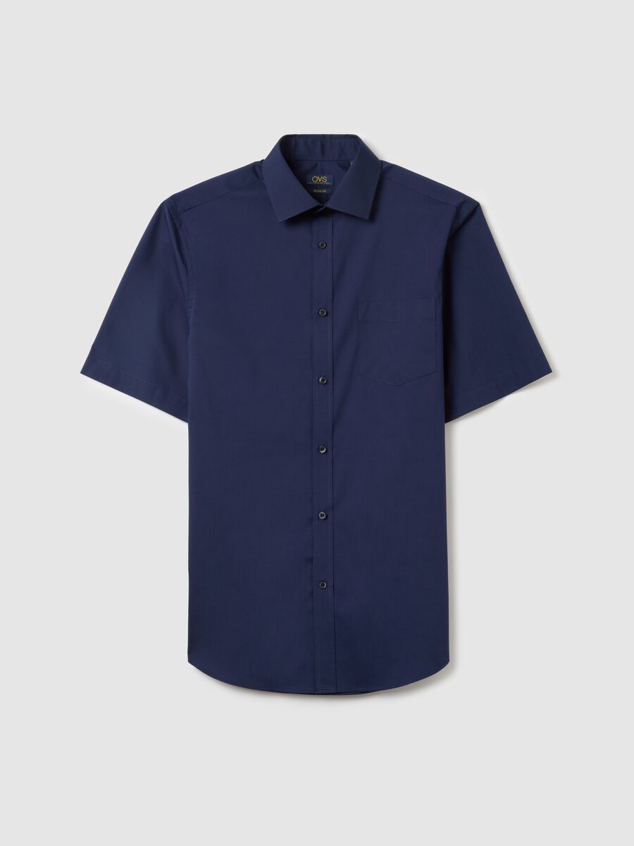 Regular-fit easy-iron shirt with short sleeves_4