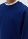 Solid colour sweatshirt with round neck_1
