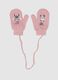 Pink Disney Print Girl's Gloves_0
