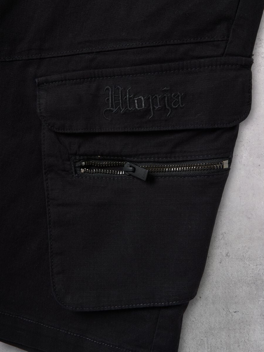 Cargo Shorts Black_6