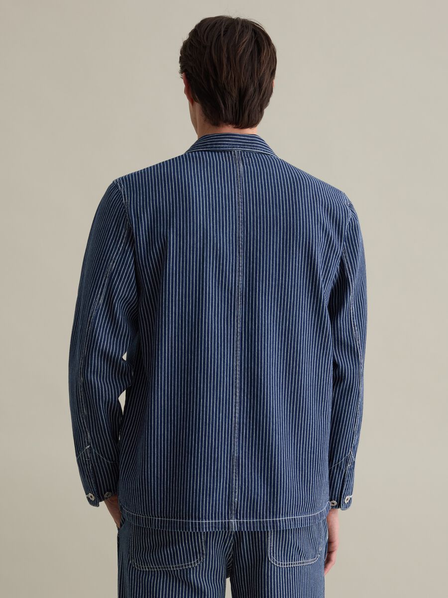 Pinstriped worker shacket_3