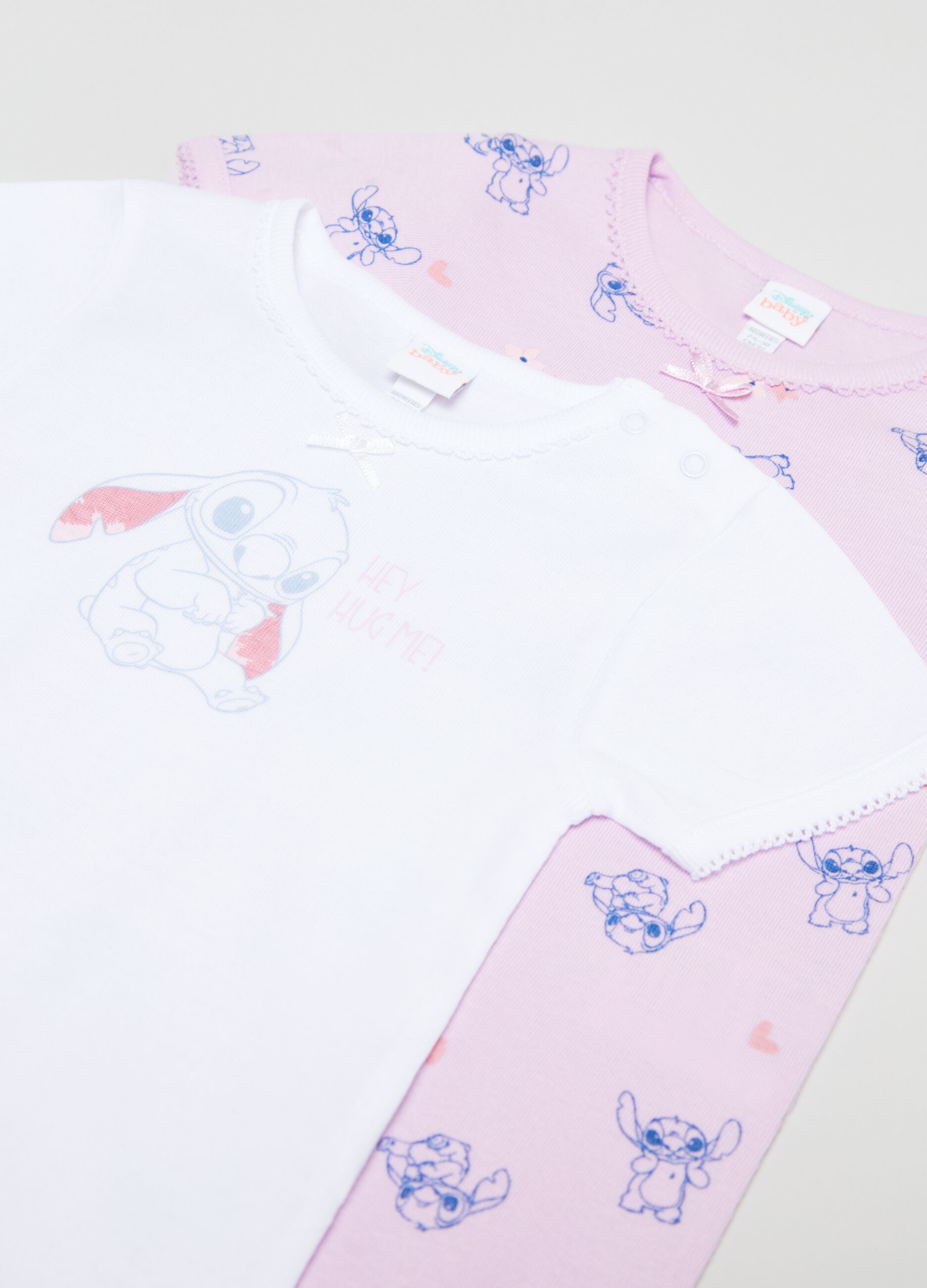 Bipack body in cotone Disney Baby Stitch _1