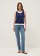Tank top blu in misto viscosa regular fit_1