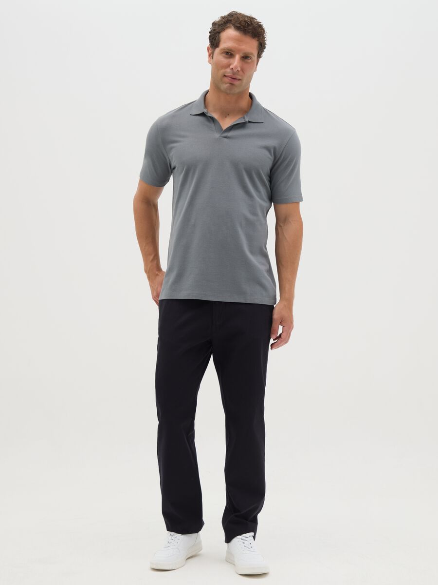 Polo da uomo in puro cotone verde regular fit_1