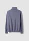 Grey marl pure wool roll-neck jumper, regular fit_6