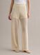 Beige palazzo trousers in a viscose blend_1