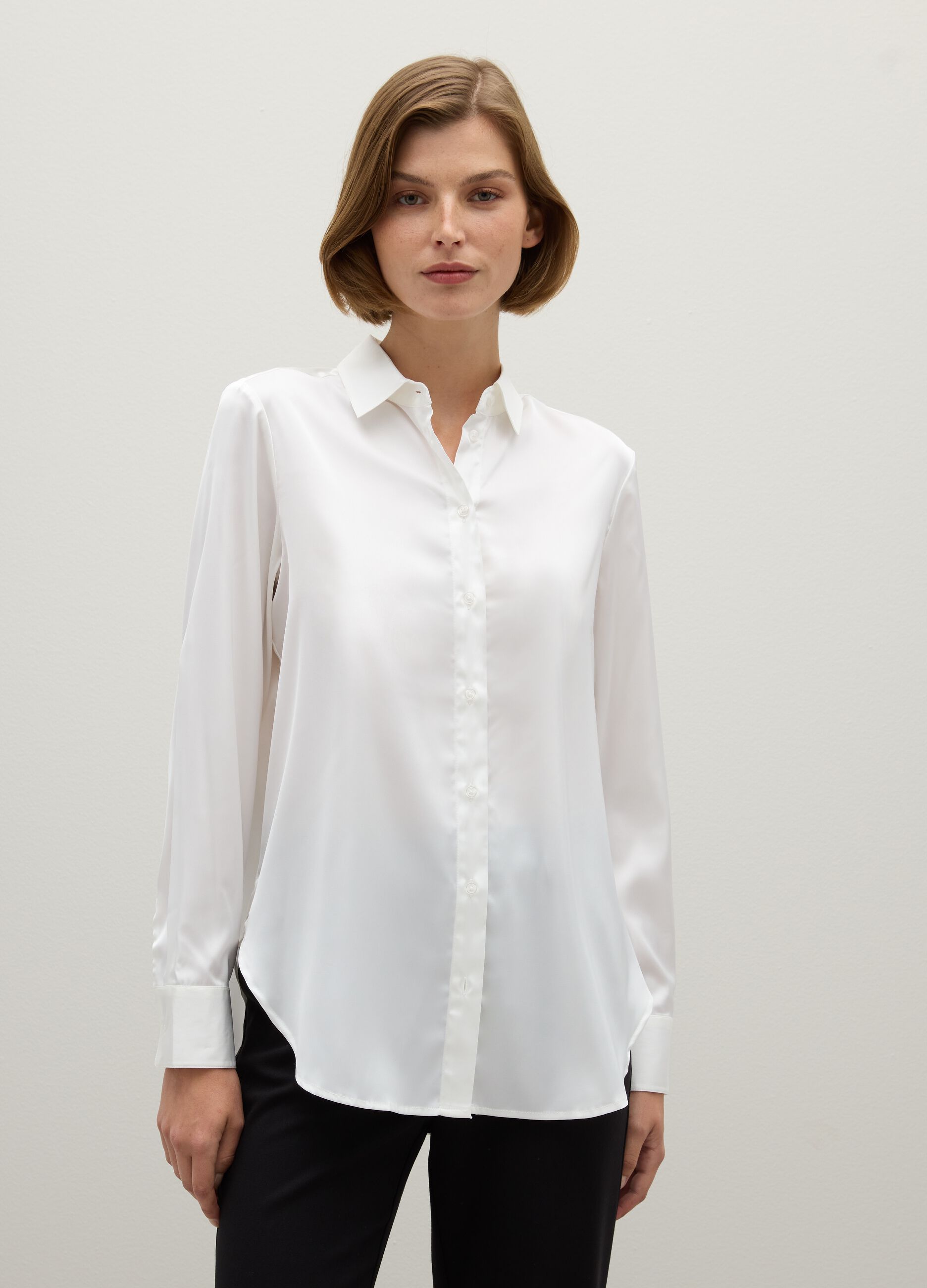 Camicia multicolor a maniche lunghe regular fit