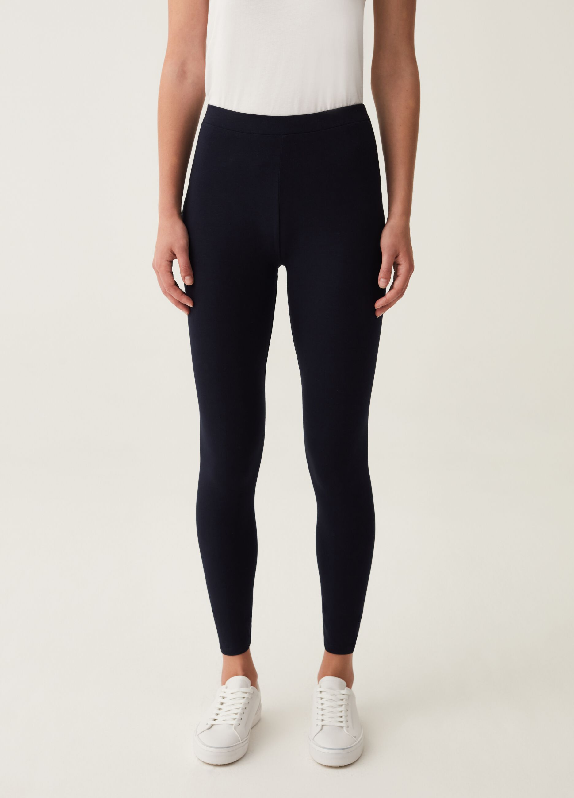 Leggings in cotone stretch_1