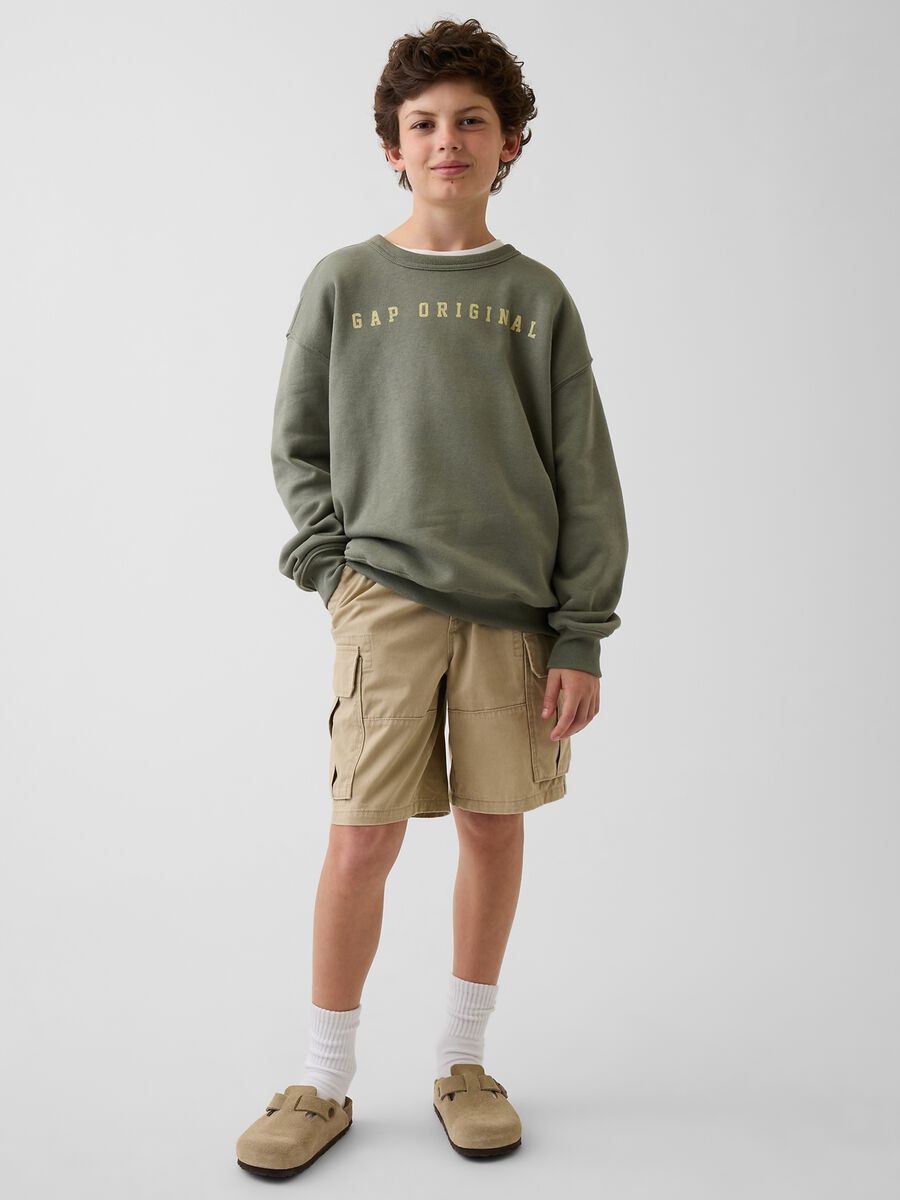 Cotton-blend crew-neck sweatshirt_2