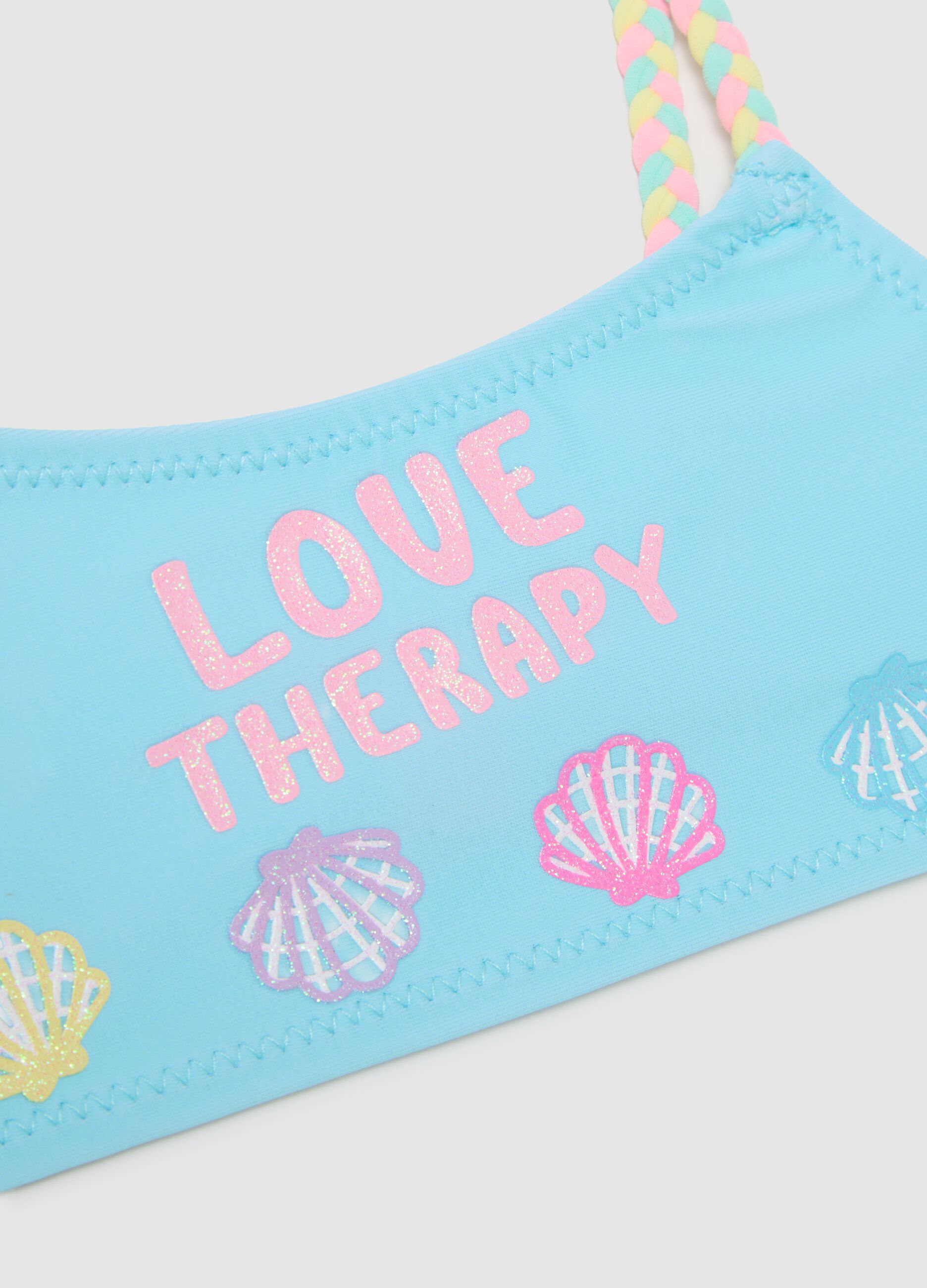 Girl's Bikini with Marine Patterns