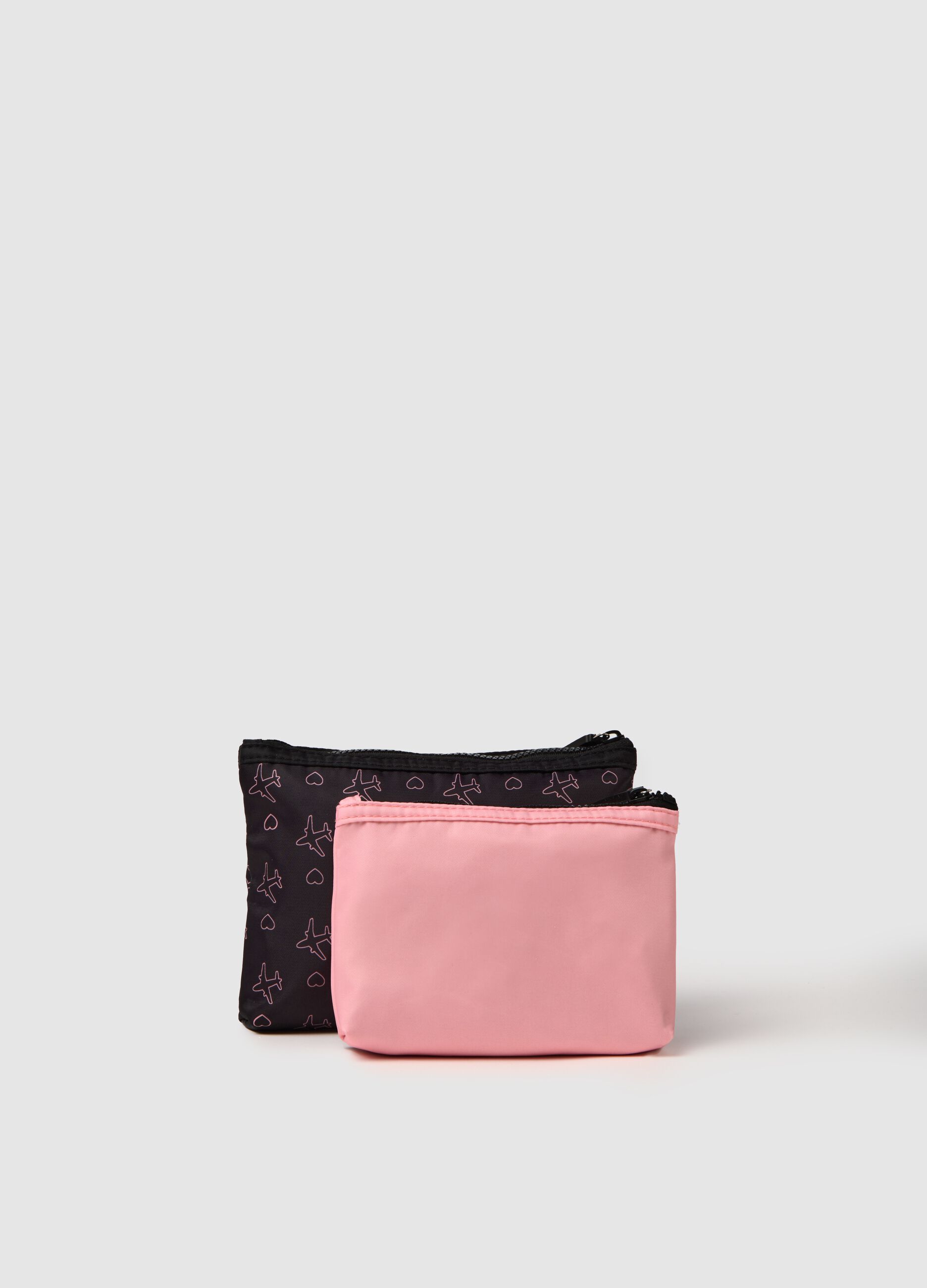 Women's Multicolour Mixed Fabric Clutch Set