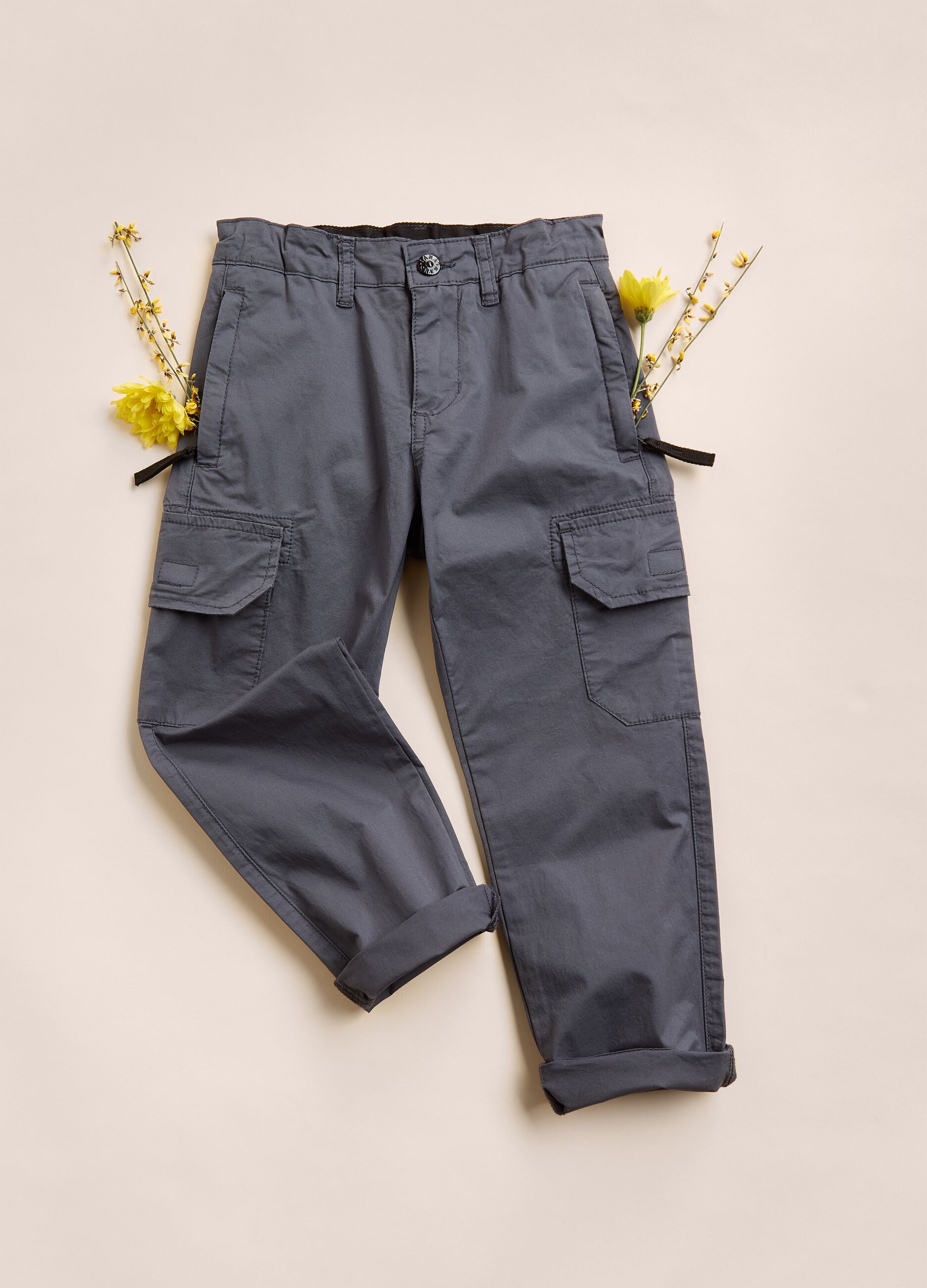 IANA stretch cotton cargo pants