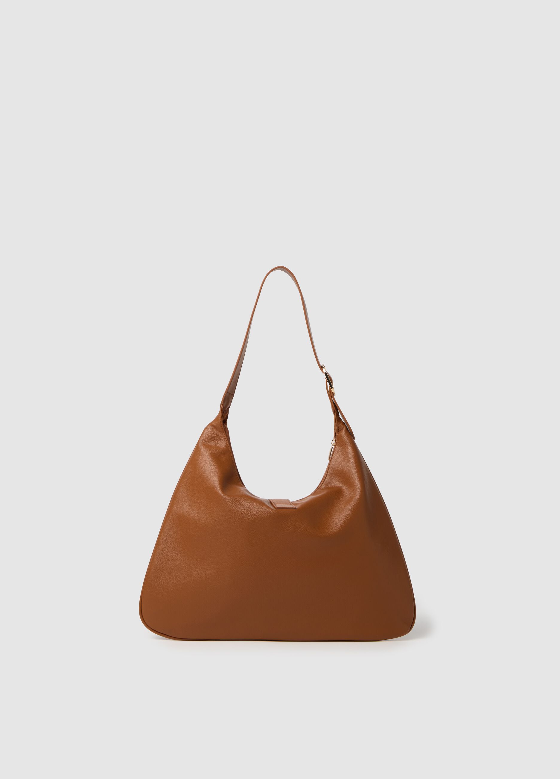 Brown hobo bag