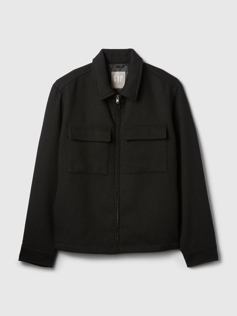 Jacket in wool twill_3