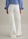 White bootcut jeans in stretch cotton_2