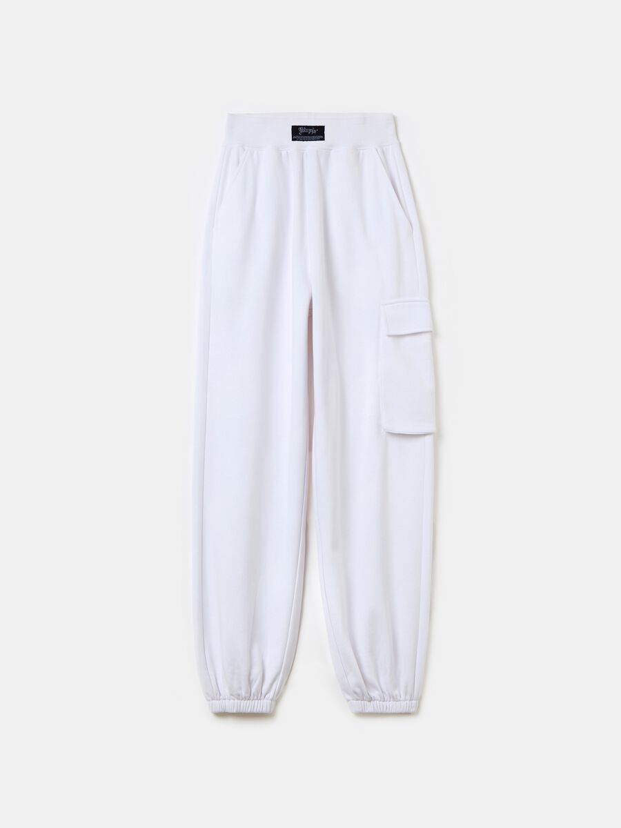 Cargo Sweatpants White_6