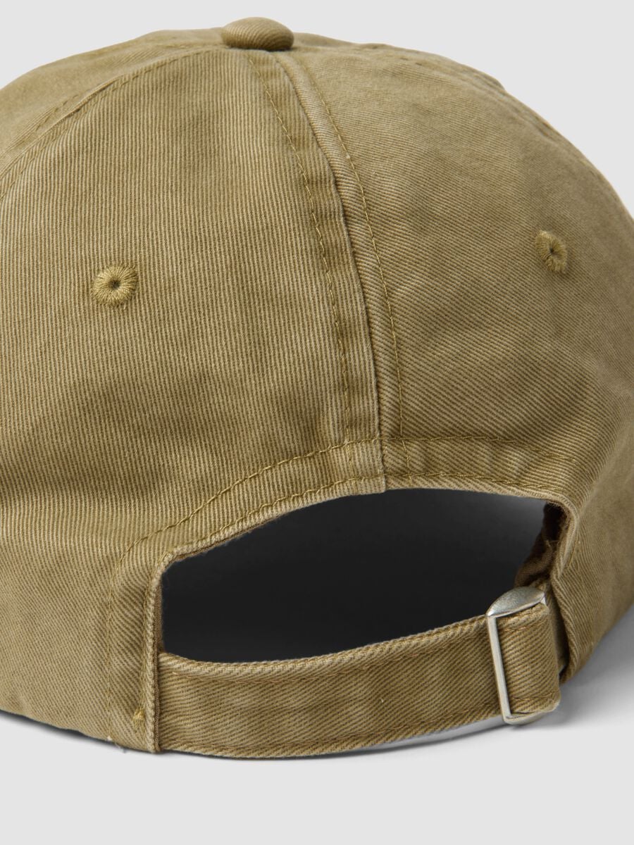 Cappello baseball beige in puro cotone_2