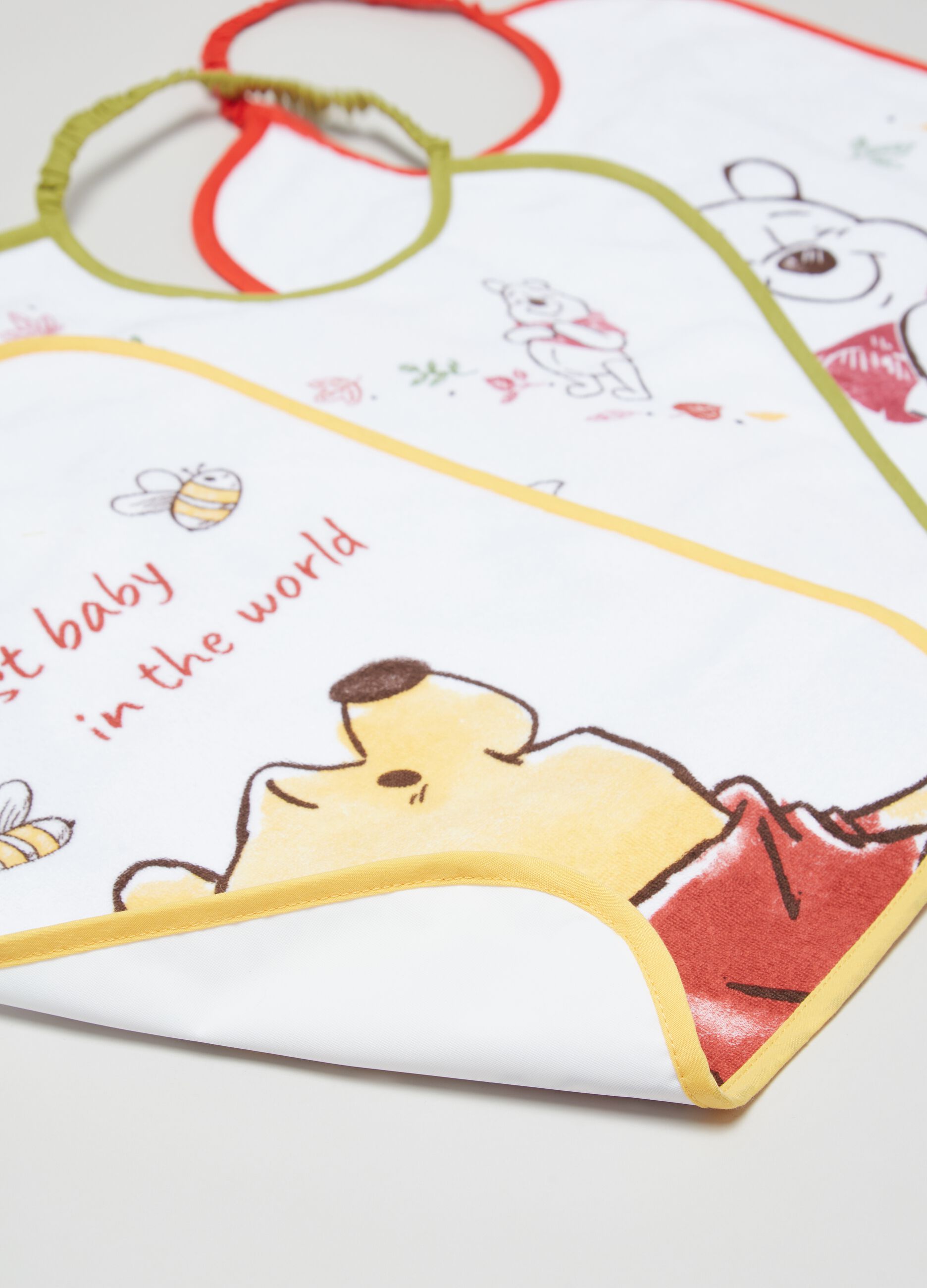 Tripack bavette stampa Winnie the Pooh