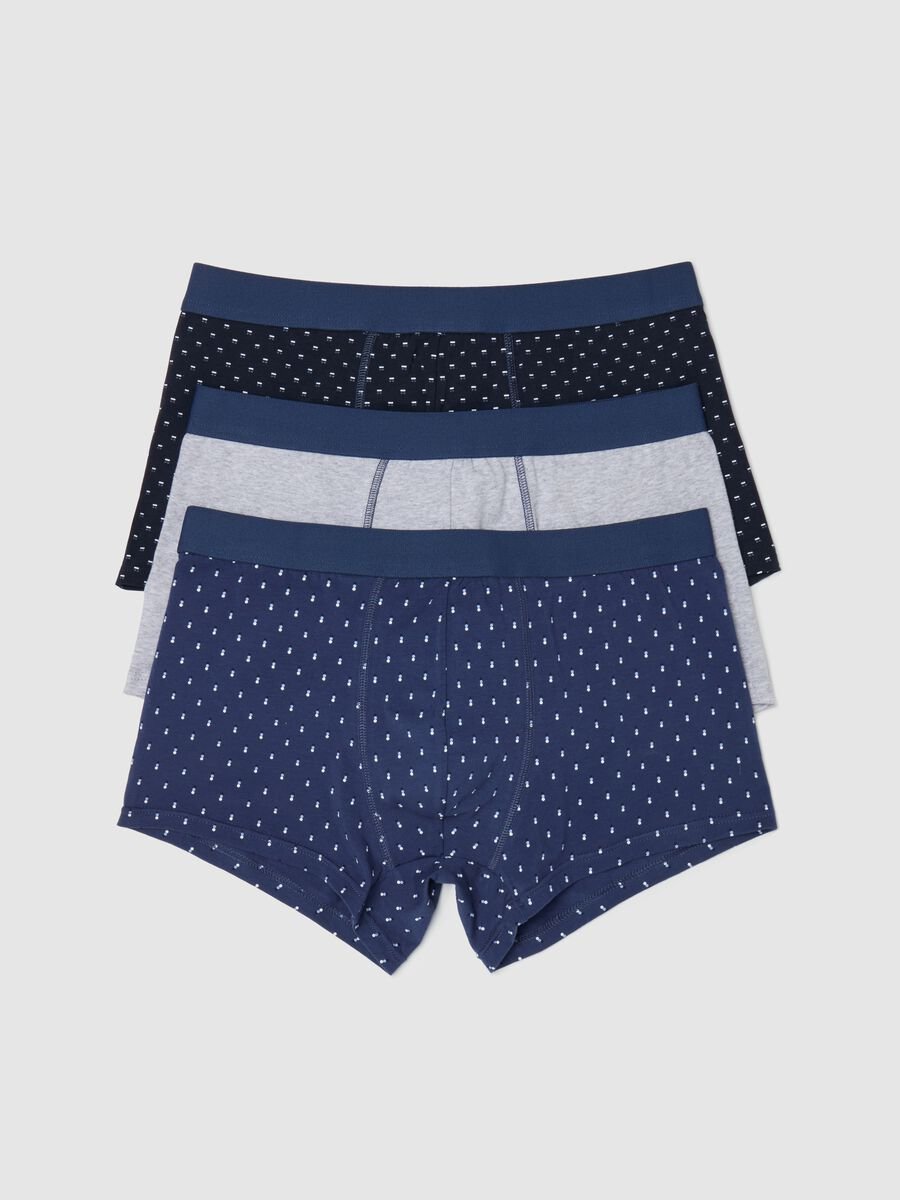 Three-pack boxer shorts with micro pattern_4