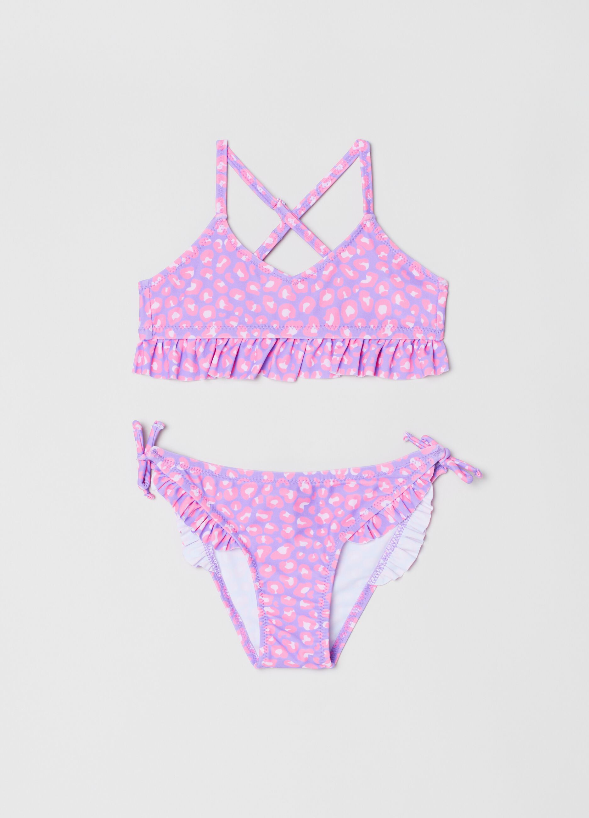 Bikini con stampa animalier_0