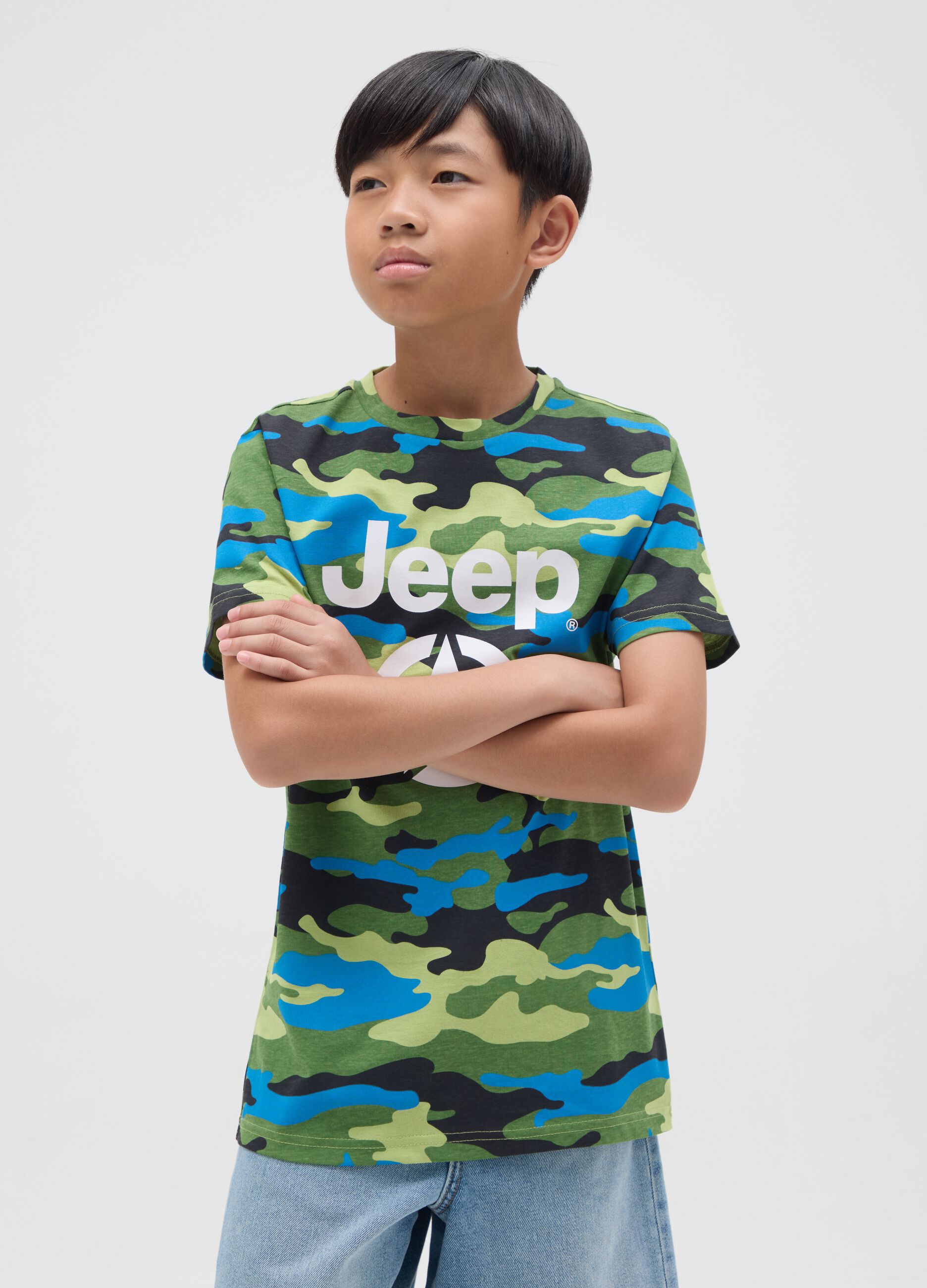 Children's multicolour pure cotton regular fit T-shirt