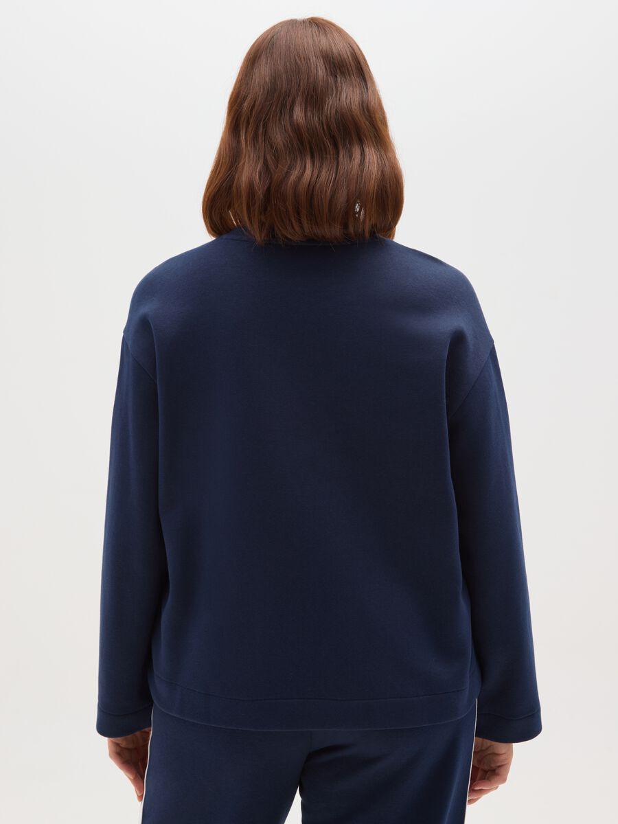 Multicoloured cotton blend sweatshirt with print_2