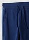 Blue cotton-blend joggers with print_5