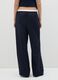 Blue Check Wide Leg Trousers_3