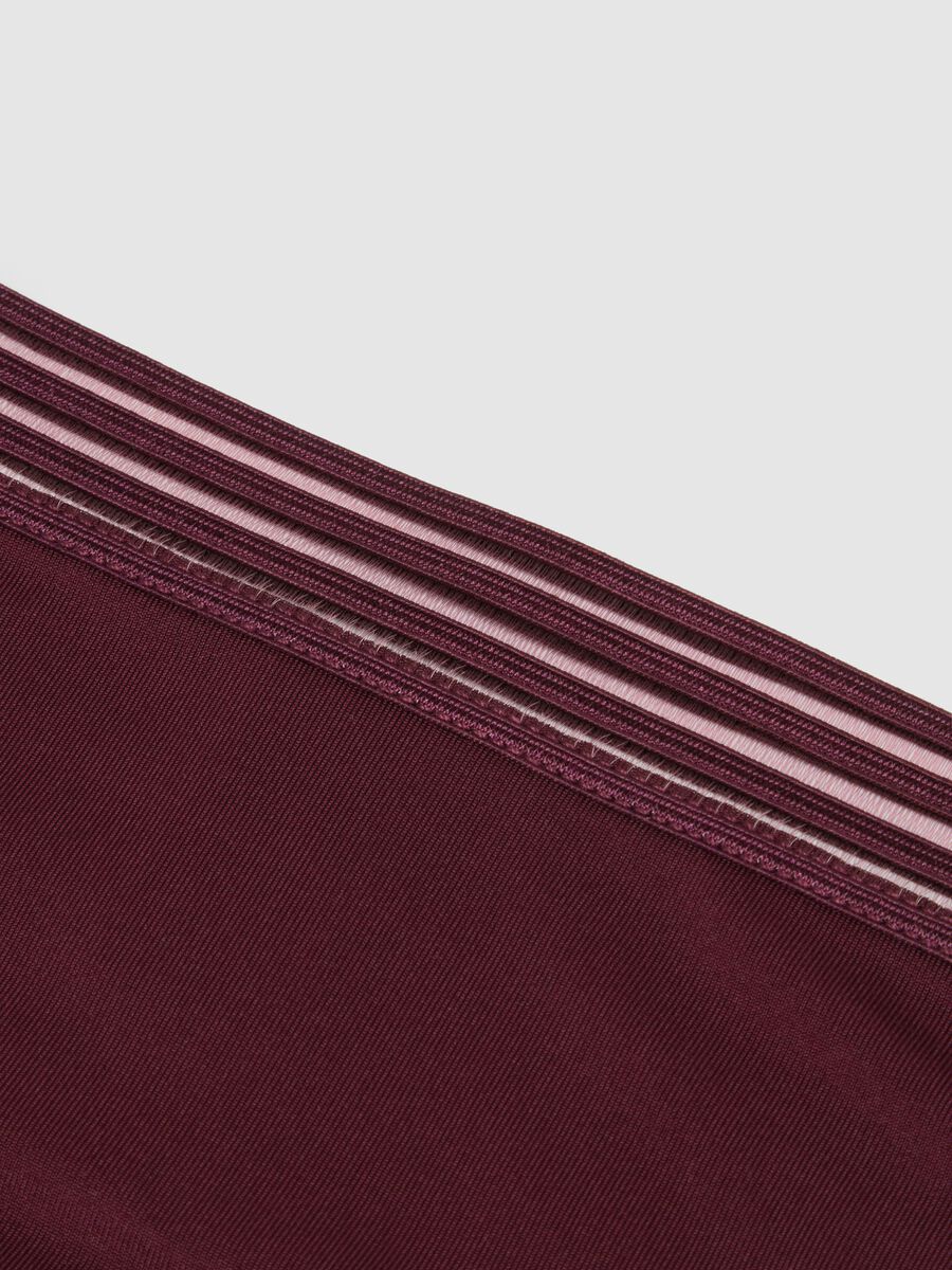Slip in tessuto elasticizzato rosso regular fit_5