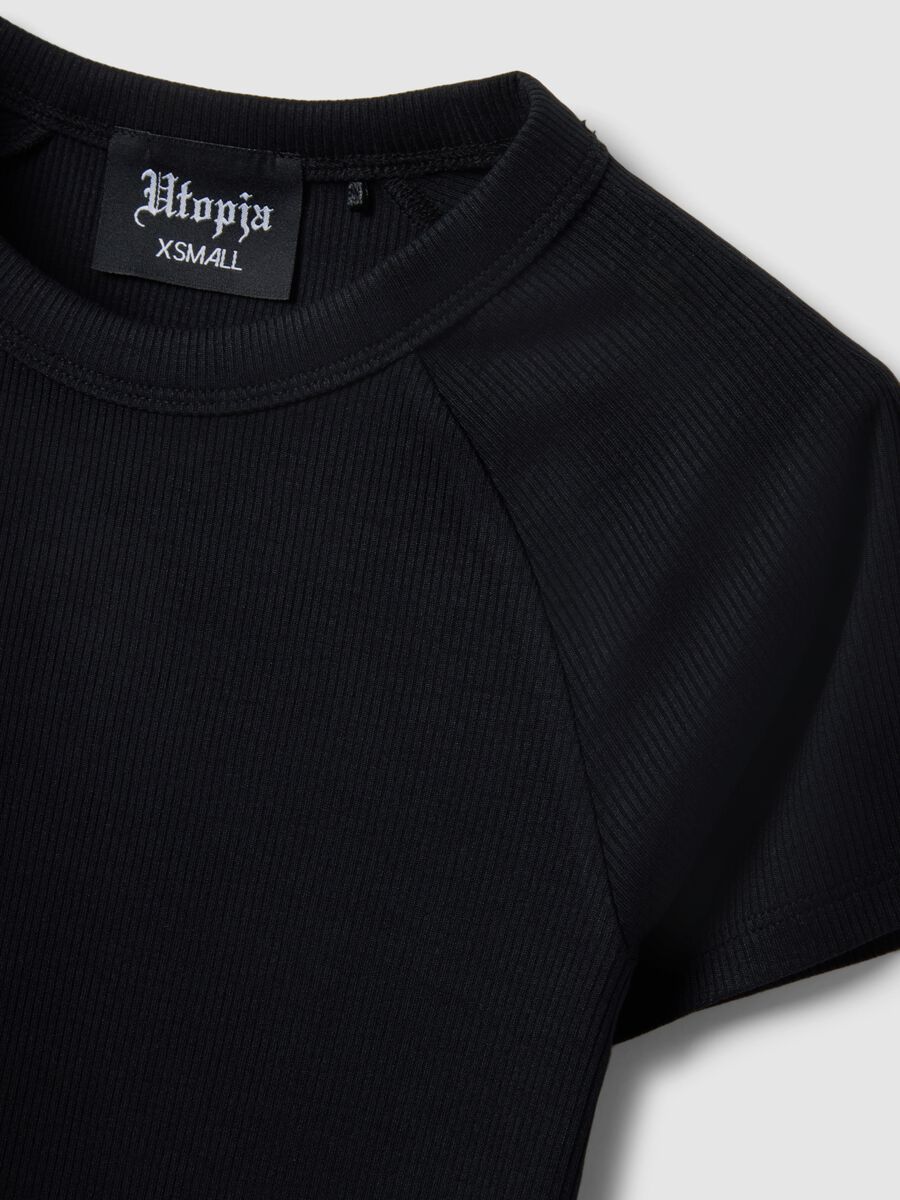 Ribbed Perfect Black T-shirt_1