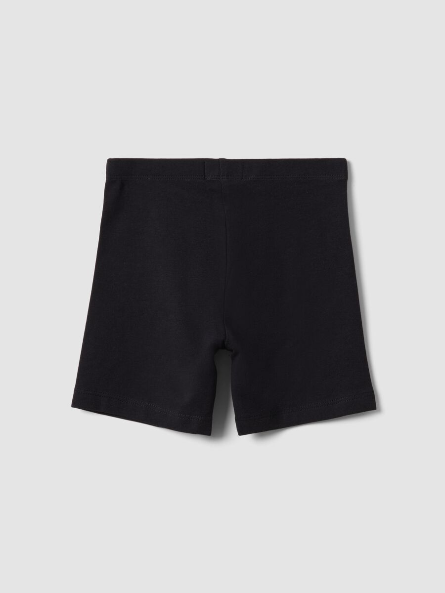 Blue organic cotton shorts_1