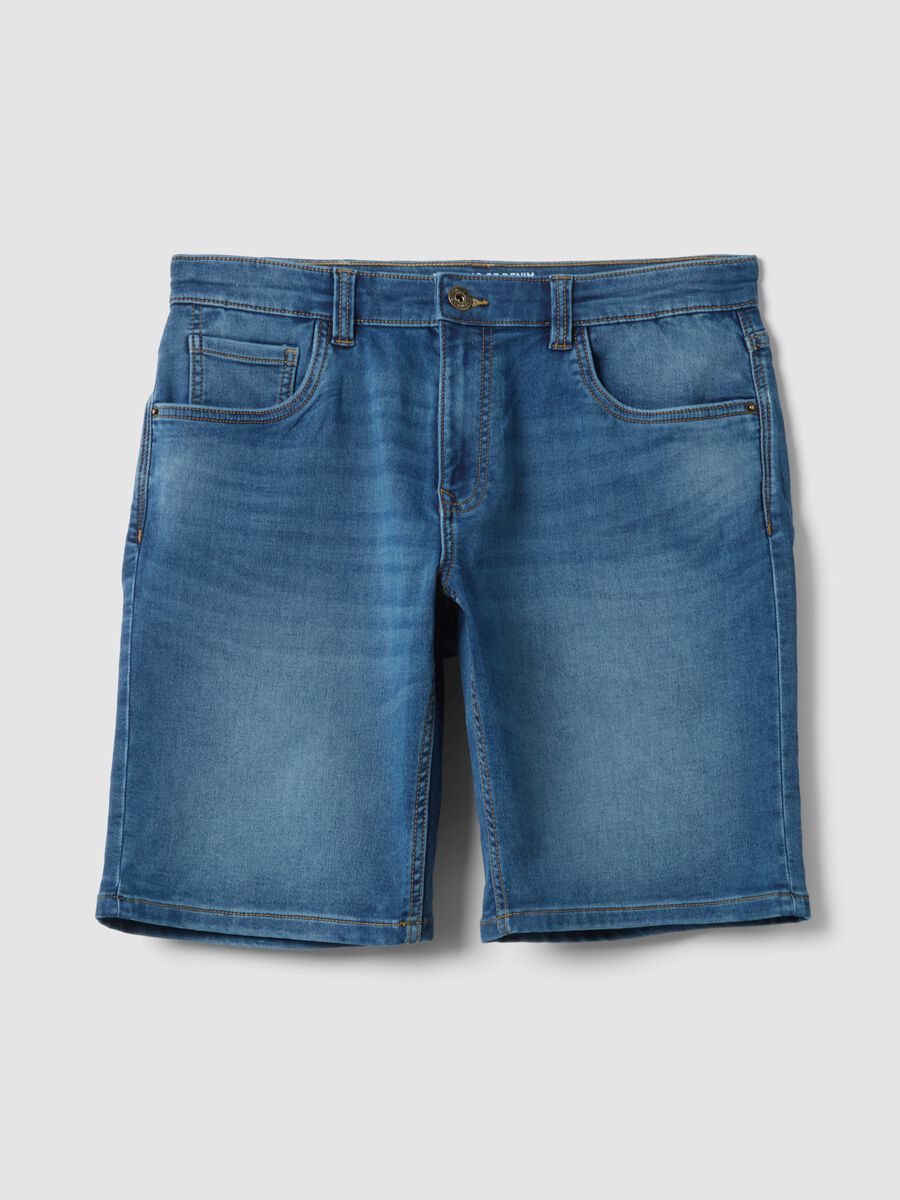 Slim-fit stretch cotton shorts_4