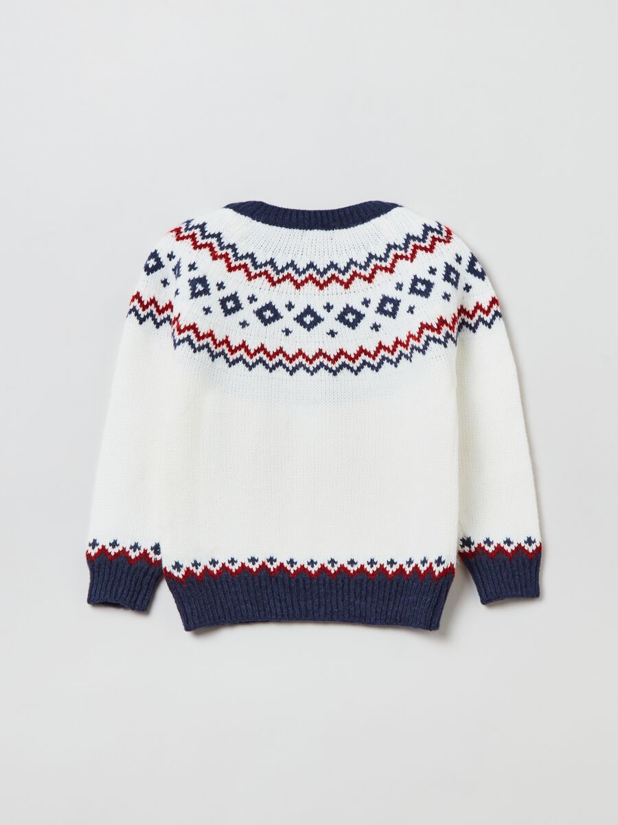 Pullover con motivo norvegese _1