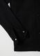 Black cotton blend sweatshirt with buttons_5
