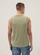 Green pure cotton vest top_3
