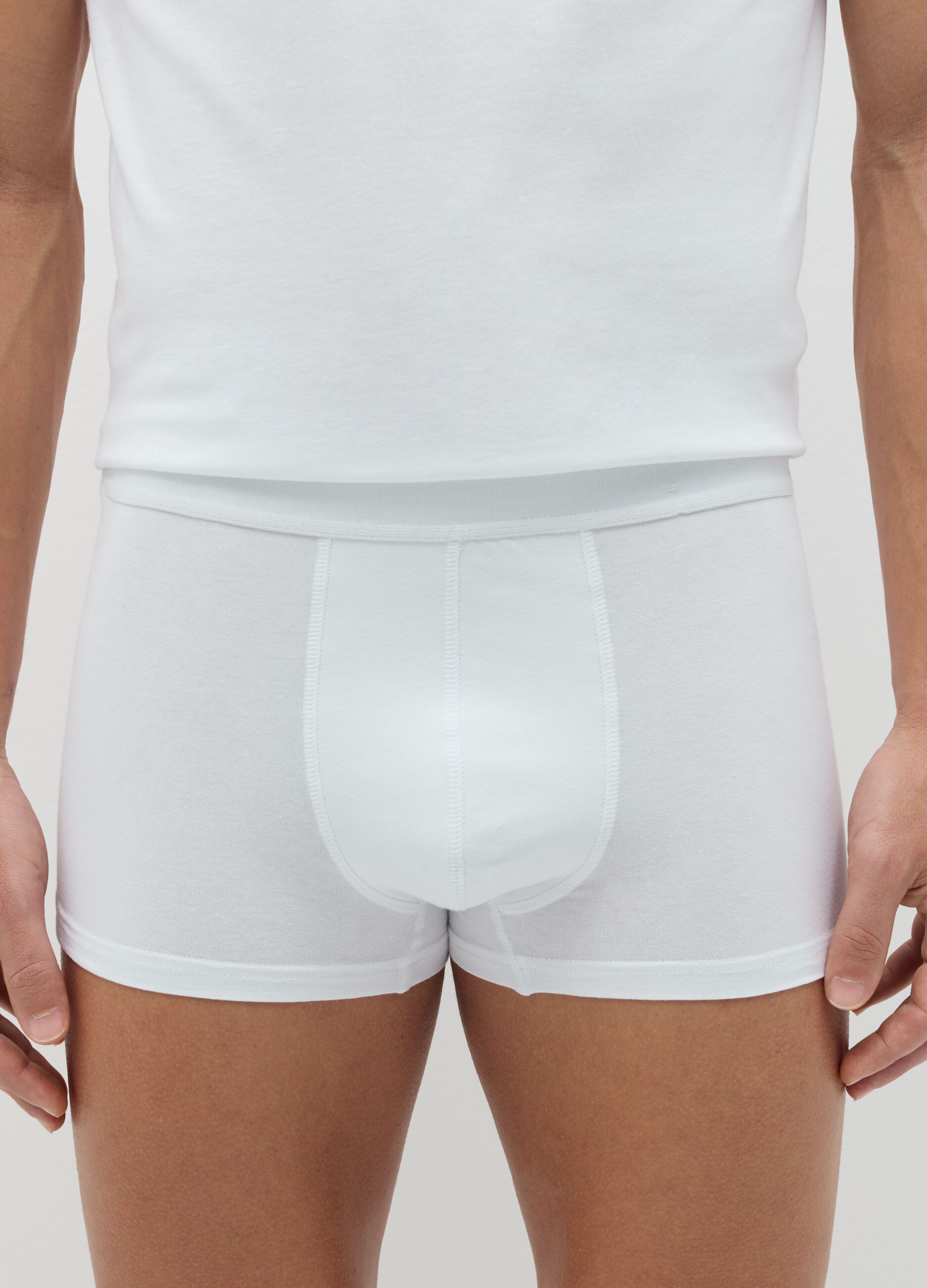 Five-pack boxers in organic cotton