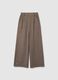 Brown regular fit trousers_4