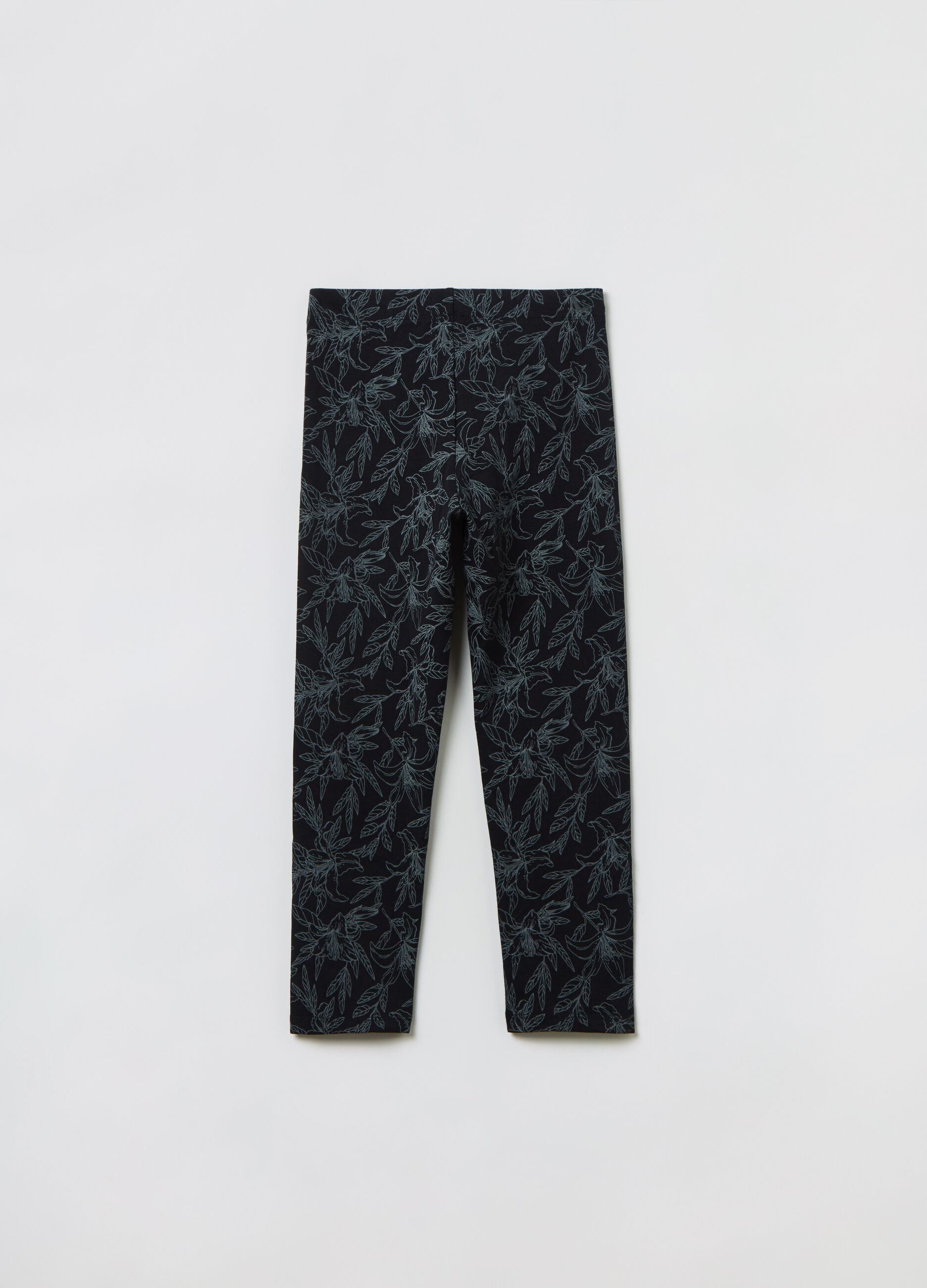 Leggings stretch con stampa_1