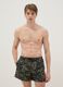 Multicolour camouflage swim shorts with drawstring_0