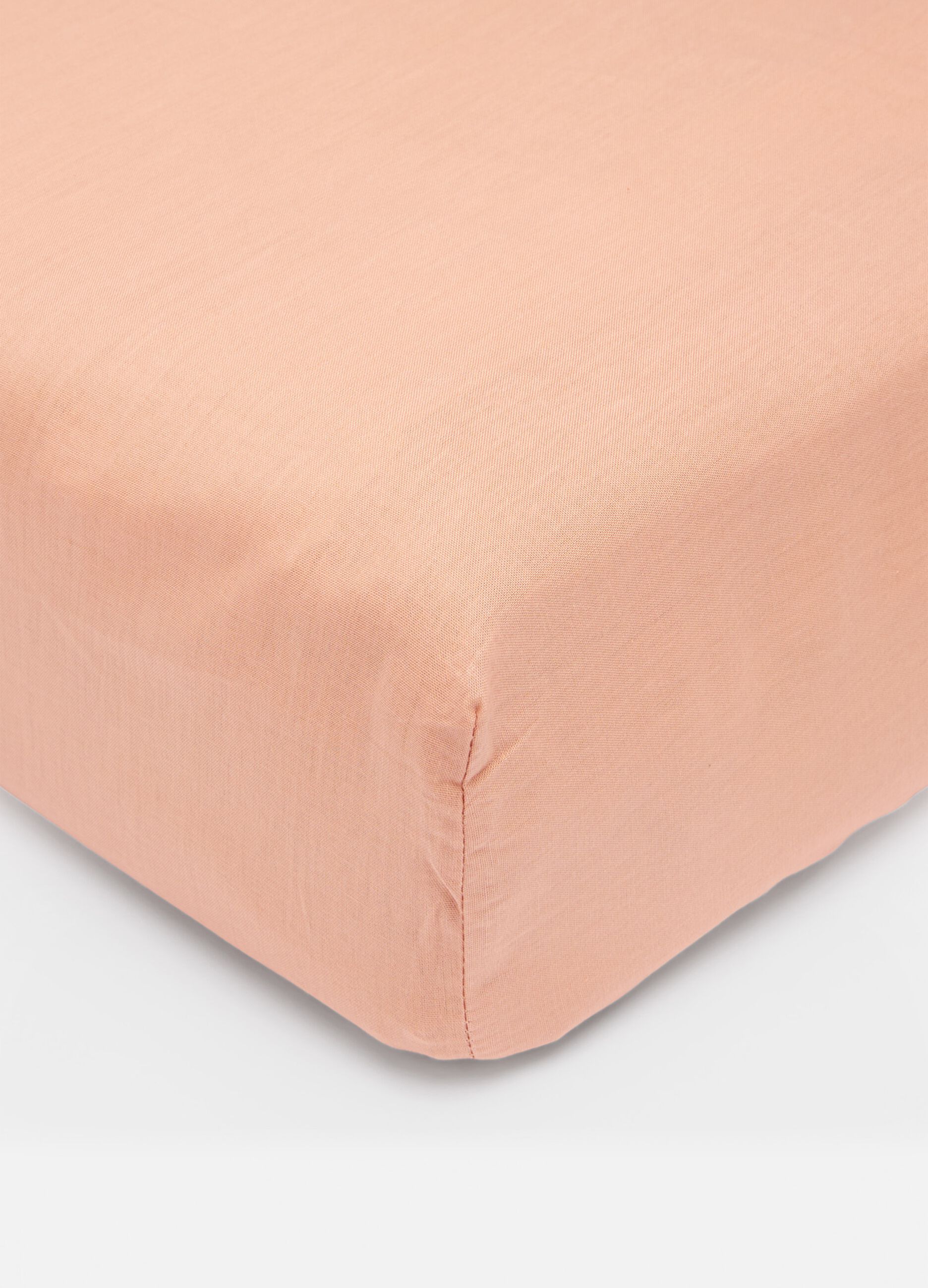 Fitted sheet for double bed in 100% cotton