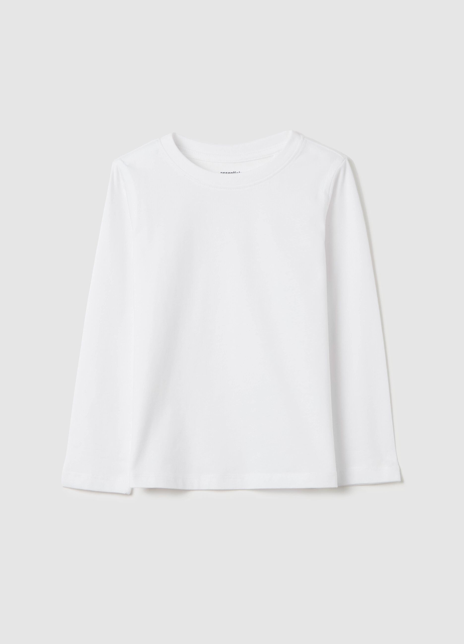 T-shirt maniche lunghe in cotone bio