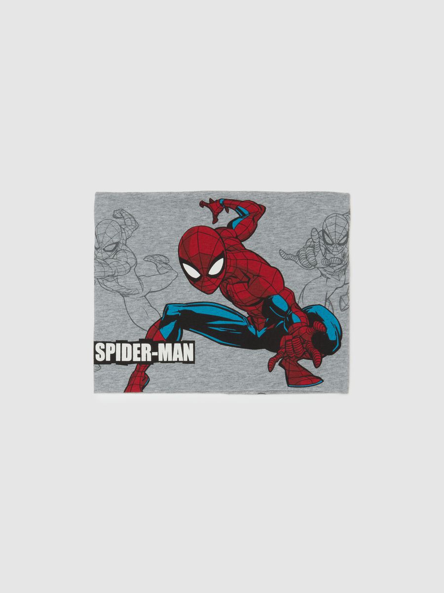 T-shirt da bambino in cotone grigia con Spider-Man_0
