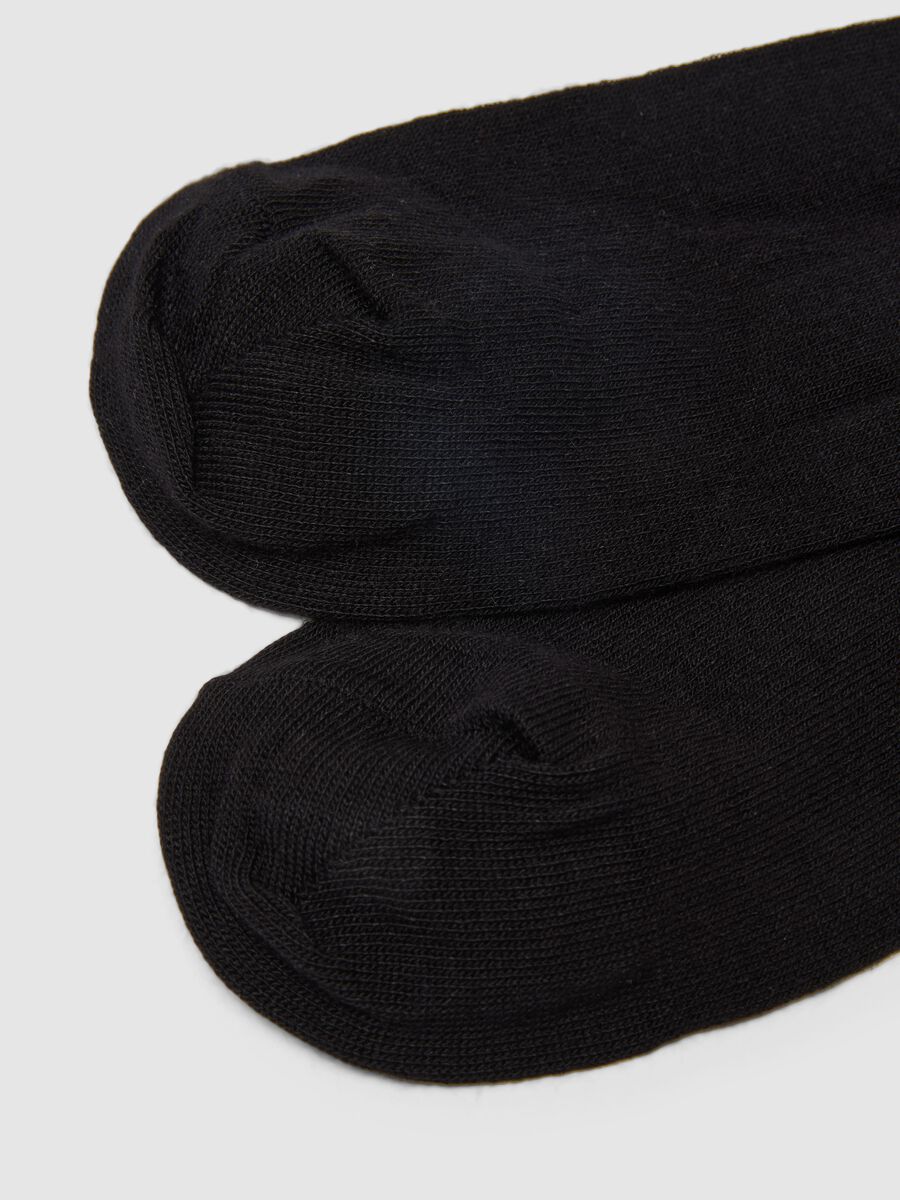Black ankle sports socks tripack_2