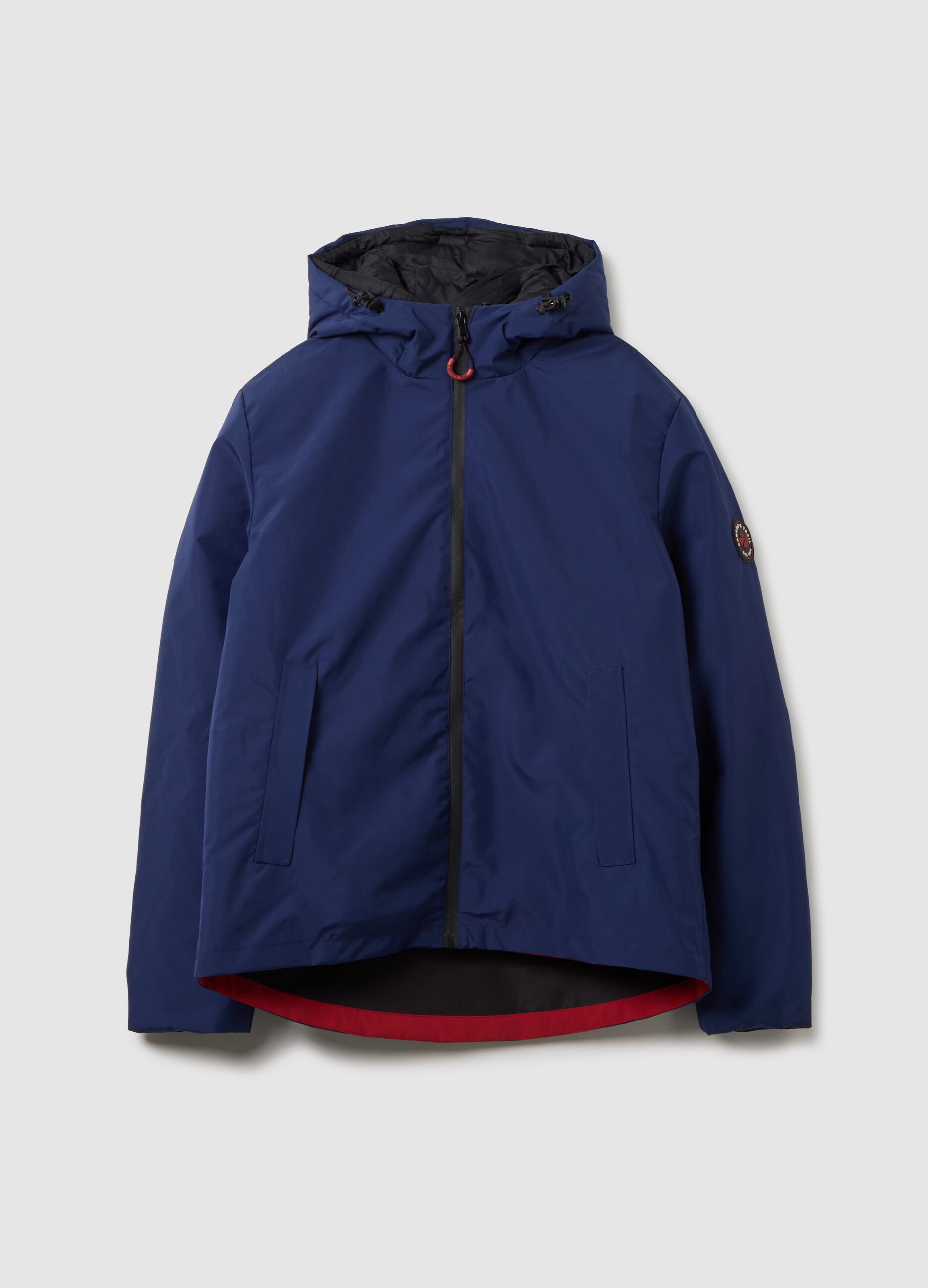 Heavy Blue Hooded Jacket