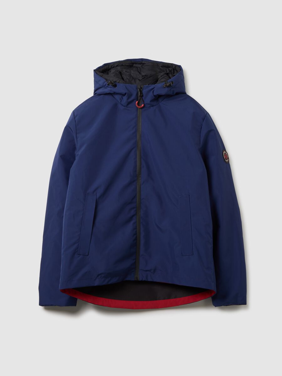 Heavy Blue Hooded Jacket_0