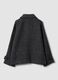 Cappotto grigio in misto lana a fantasia pied de poule_6