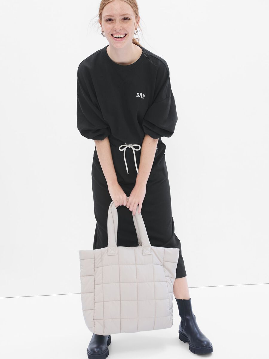 Boxy sweatshirt with embroidered logo_0