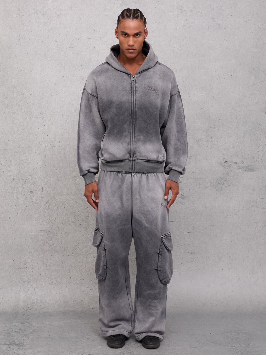 Sunfaded Cargo Sweatpants Vintage Grey_1