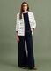 White striped regular-fit double-breasted blazer with classic lapel_1